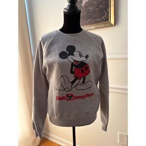 Walt Disney World Mickey Mouse Sweatshirt Vintage Inspired Adult SMALL